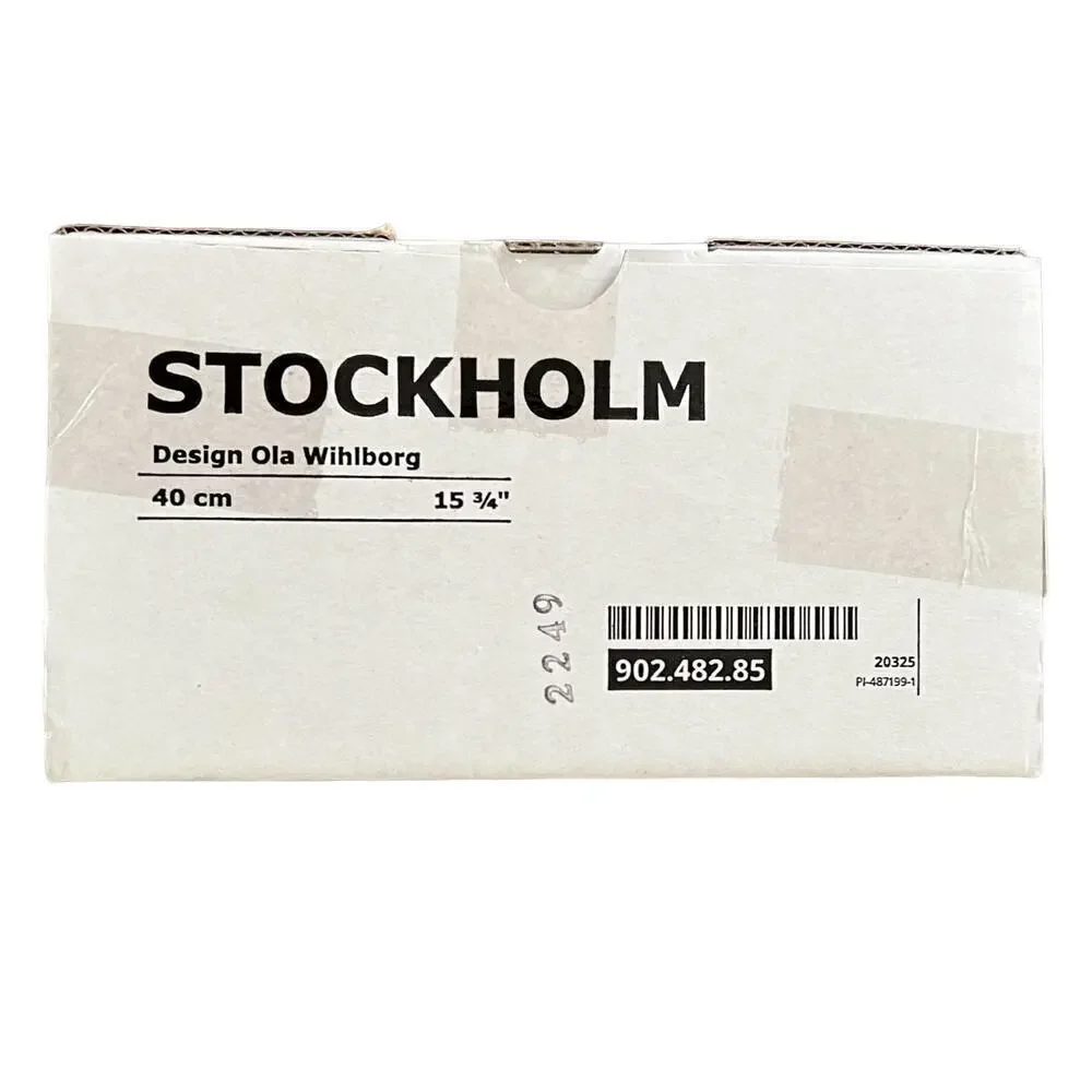 IKEA STOCKHOLM Candlestick, Stainless Steel, 15 ¾ 
